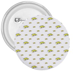 Cartoon Funny Weird Car Motif Pattern 3  Buttons by dflcprintsclothing