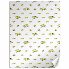 Cartoon Funny Weird Car Motif Pattern Canvas 36  X 48  by dflcprintsclothing