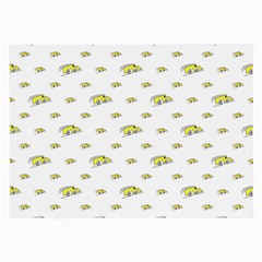 Cartoon Funny Weird Car Motif Pattern Large Glasses Cloth by dflcprintsclothing