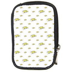 Cartoon Funny Weird Car Motif Pattern Compact Camera Leather Case by dflcprintsclothing