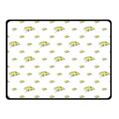 Cartoon Funny Weird Car Motif Pattern Fleece Blanket (small) by dflcprintsclothing