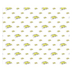 Cartoon Funny Weird Car Motif Pattern Double Sided Flano Blanket (small)  by dflcprintsclothing