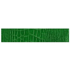 Crocodile Leather Green Small Flano Scarf by skindeep