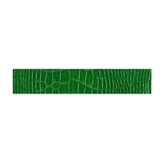 Crocodile Leather Green Flano Scarf (mini) by skindeep