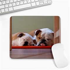 2 Sleeping Bulldogs Large Mousepads by SomethingForEveryone