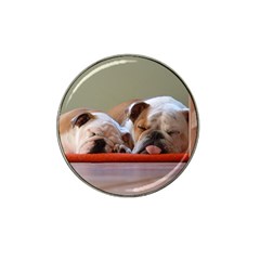 2 Sleeping Bulldogs Hat Clip Ball Marker by SomethingForEveryone