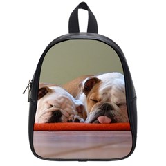 2 Sleeping Bulldogs School Bag (small) by SomethingForEveryone