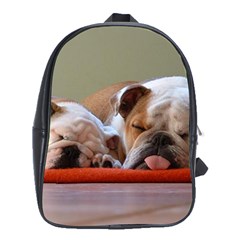 2 Sleeping Bulldogs School Bag (xl) by SomethingForEveryone