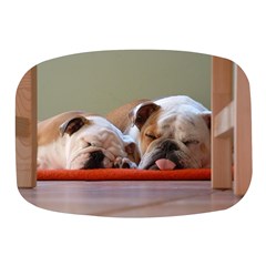 2 Sleeping Bulldogs Mini Square Pill Box