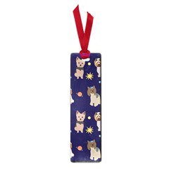 Terrier Cute Dog With Stars Sun And Moon Small Book Marks by SychEva