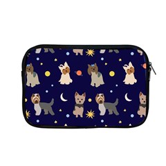 Terrier Cute Dog With Stars Sun And Moon Apple Macbook Pro 13  Zipper Case by SychEva