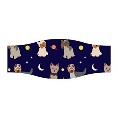 Terrier Cute Dog With Stars Sun And Moon Stretchable Headband by SychEva