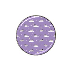 Pug Dog On A Cloud Hat Clip Ball Marker by SychEva