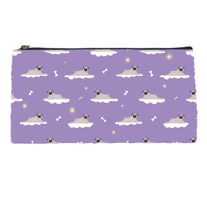 pug dog on a cloud Pencil Case