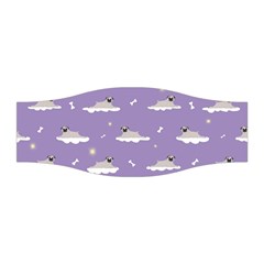 Pug Dog On A Cloud Stretchable Headband by SychEva