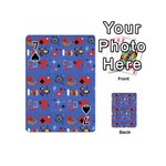 Blue 50s Playing Cards 54 Designs (Mini) Front - Spade7