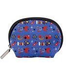 Blue 50s Accessory Pouch (Small) Front