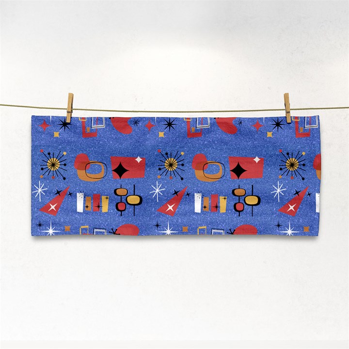 Blue 50s Hand Towel