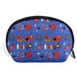 Blue 50s Accessory Pouch (Large) Front