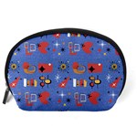 Blue 50s Accessory Pouch (Large) Back