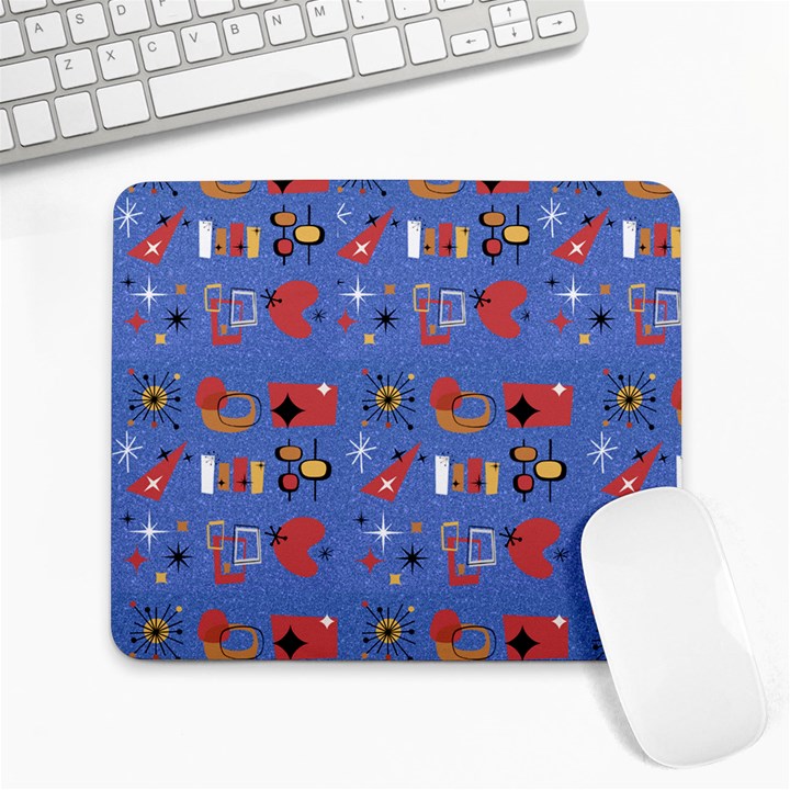 Blue 50s Large Mousepads