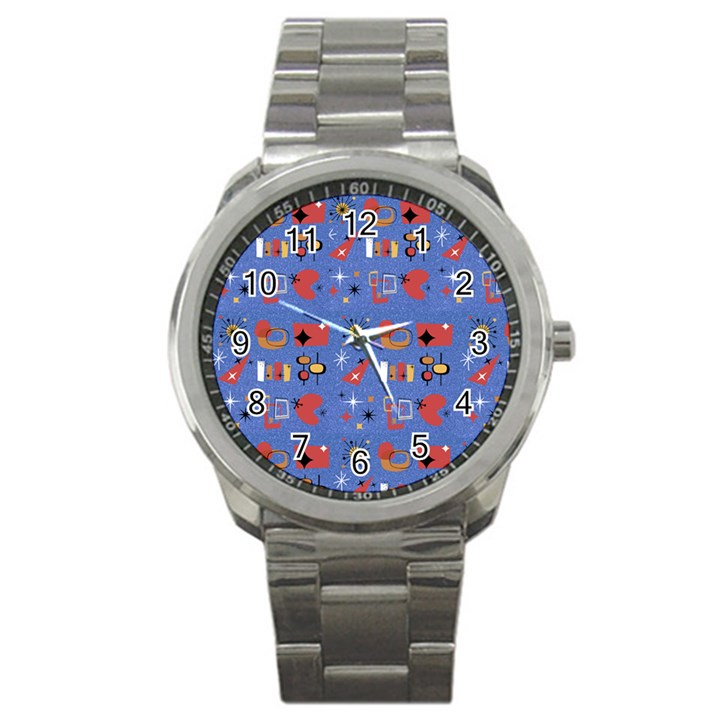 Blue 50s Sport Metal Watch