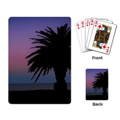 Sunset Coastal Scene, Montevideo Uruguay Playing Cards Single Design (rectangle) by dflcprintsclothing