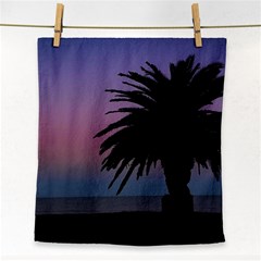 Sunset Coastal Scene, Montevideo Uruguay Face Towel by dflcprintsclothing