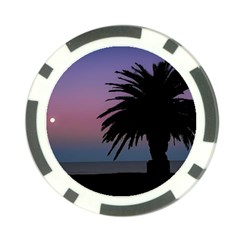 Sunset Coastal Scene, Montevideo Uruguay Poker Chip Card Guard (10 Pack) by dflcprintsclothing