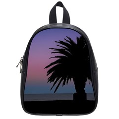 Sunset Coastal Scene, Montevideo Uruguay School Bag (small) by dflcprintsclothing