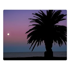 Sunset Coastal Scene, Montevideo Uruguay Double Sided Flano Blanket (large)  by dflcprintsclothing