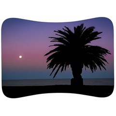 Sunset Coastal Scene, Montevideo Uruguay Velour Seat Head Rest Cushion by dflcprintsclothing