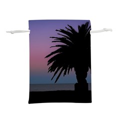 Sunset Coastal Scene, Montevideo Uruguay Lightweight Drawstring Pouch (l) by dflcprintsclothing