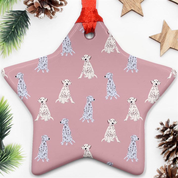 Dalmatians Favorite Dogs Star Ornament (Two Sides)