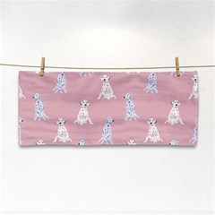 Dalmatians Favorite Dogs Hand Towel by SychEva