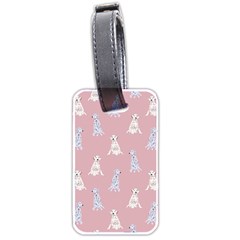 Dalmatians Favorite Dogs Luggage Tag (two Sides) by SychEva