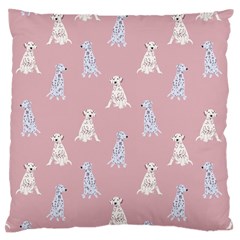 Dalmatians Favorite Dogs Large Cushion Case (two Sides) by SychEva