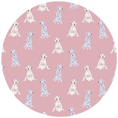 Dalmatians Favorite Dogs Wooden Puzzle Round by SychEva