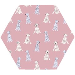 Dalmatians Favorite Dogs Wooden Puzzle Hexagon by SychEva