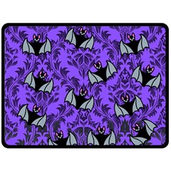 Halloween Friggin Bats Double Sided Fleece Blanket (large)  by NerdySparkleGoth