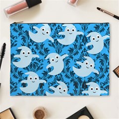 Halloween Ghosts Cosmetic Bag (xl) by NerdySparkleGoth