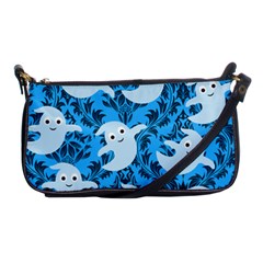 Halloween Ghosts Shoulder Clutch Bag by NerdySparkleGoth