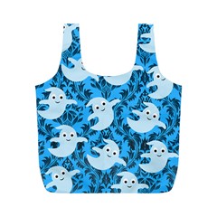 Halloween Ghosts Full Print Recycle Bag (m)