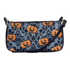 Halloween Jack O Lantern Shoulder Clutch Bag by NerdySparkleGoth