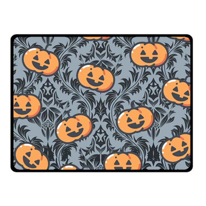 Halloween Jack o Lantern Fleece Blanket (Small)