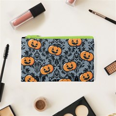 Halloween Jack O Lantern Cosmetic Bag (xs) by NerdySparkleGoth