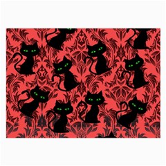 Halloween Cats Large Glasses Cloth (2 Sides) by NerdySparkleGoth