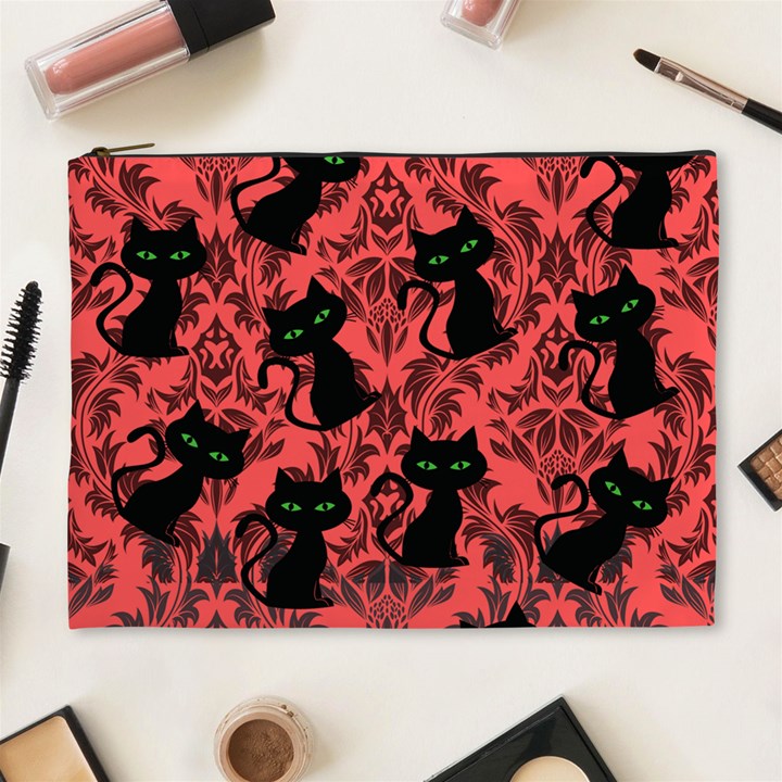 Halloween Cats Cosmetic Bag (XL)