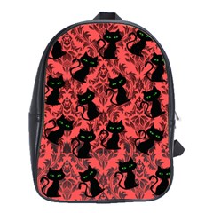 Halloween Cats School Bag (large) by NerdySparkleGoth