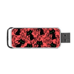 Halloween Cats Portable Usb Flash (one Side) by NerdySparkleGoth